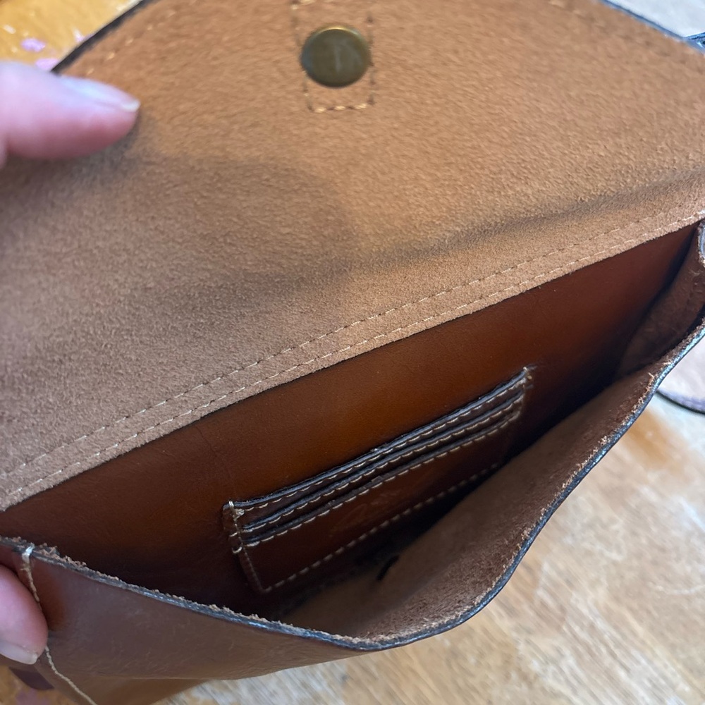 Patricia Nash Brown Leather Crossbody Bag - Picture 8 of 12